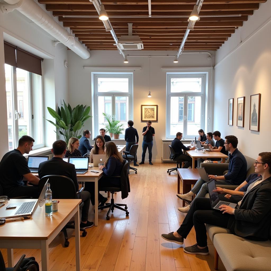 Coworking space in Barcelona