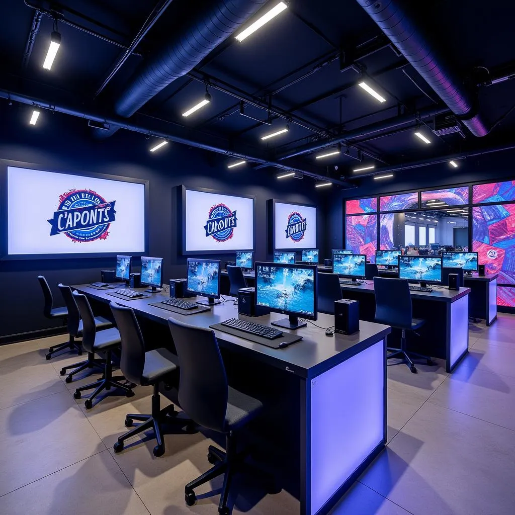 Khu vực esports tại Carrefour Glories Barcelona