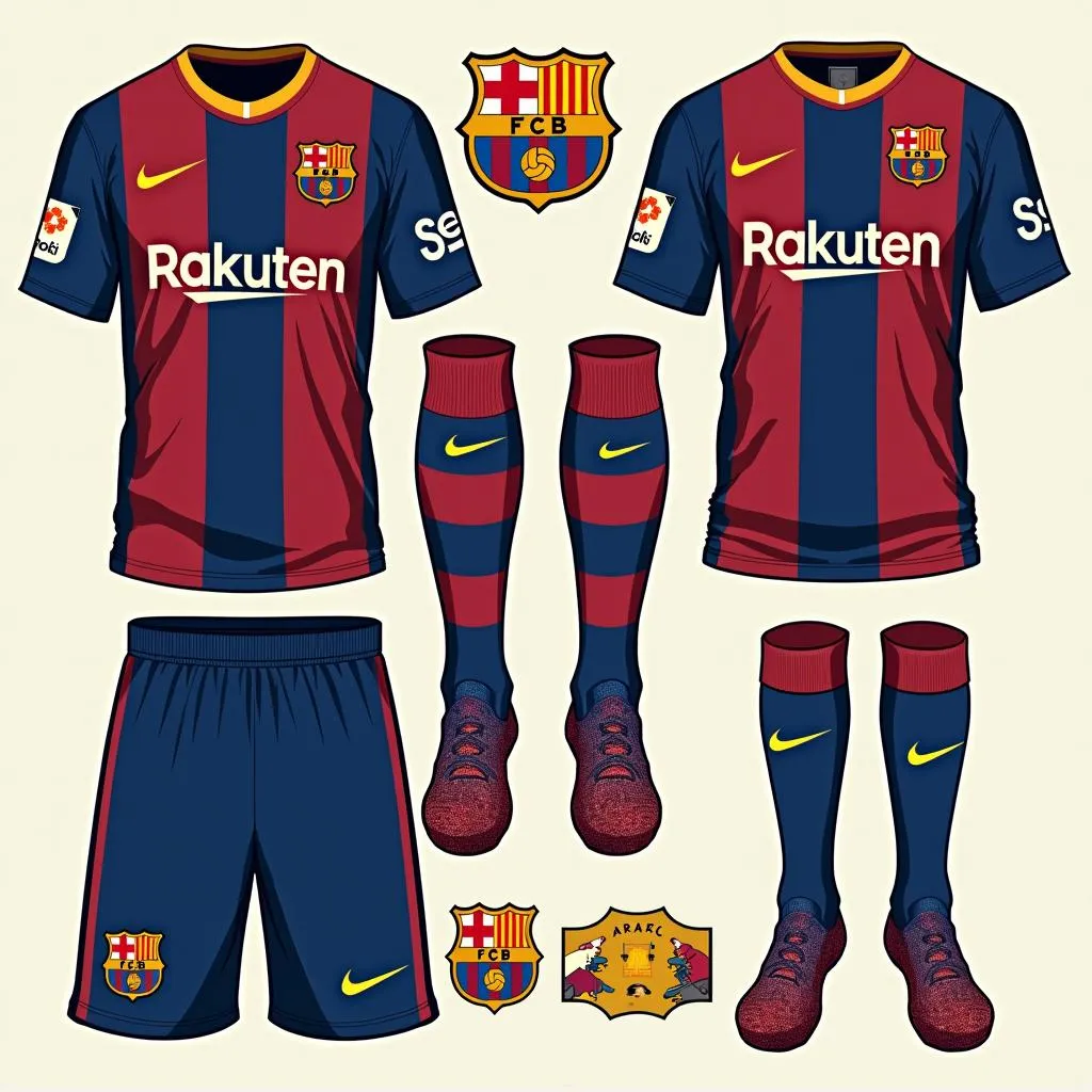 Bí mật đằng sau thiết kế kit Barcelona