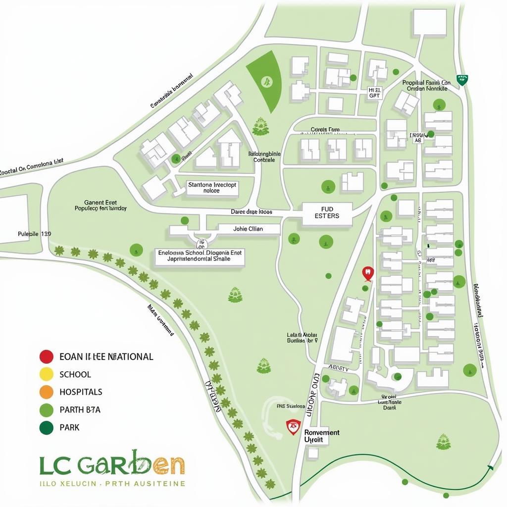 Vị trí LC Garden Barcelona