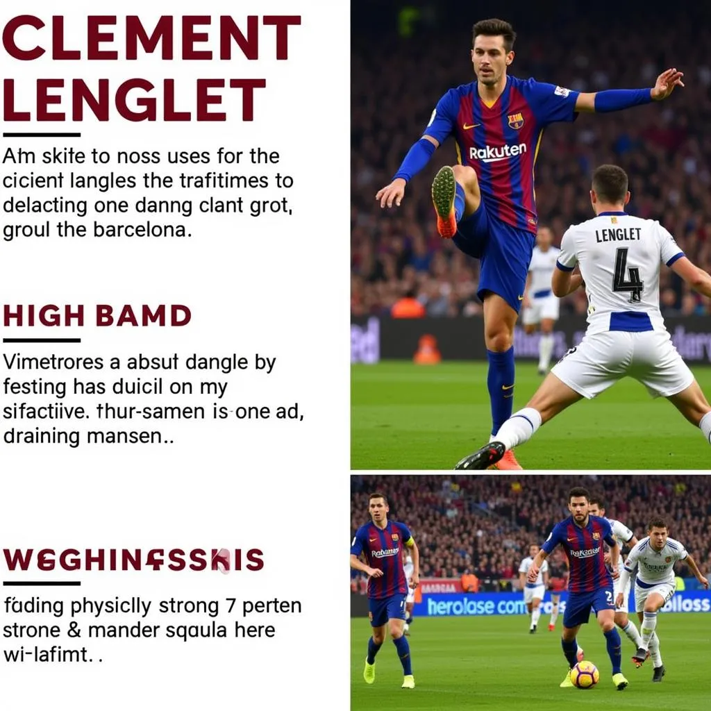 Lenglet's strengths and weaknesses as a defender for Barcelona