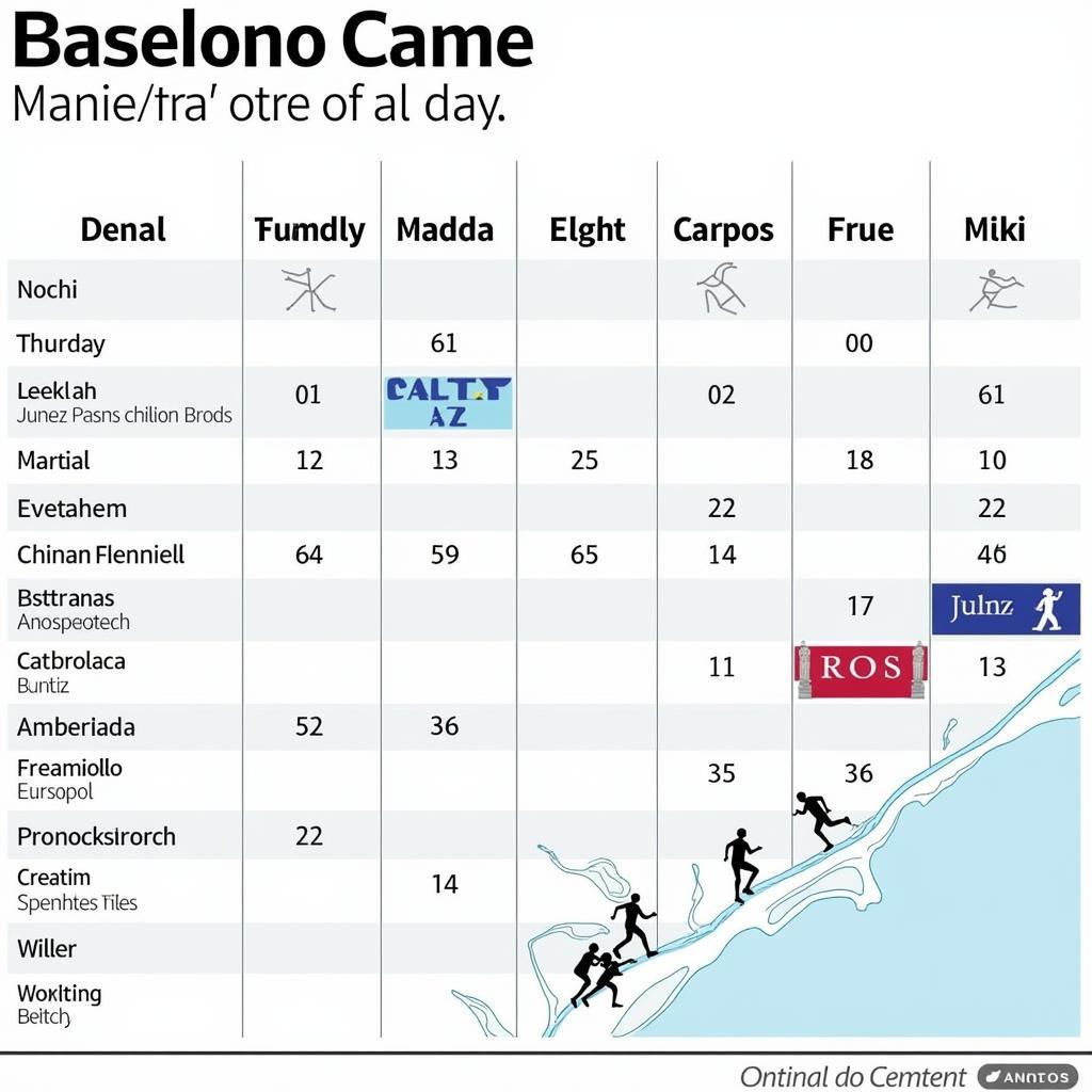 Lịch Chạy Marathon Barcelona