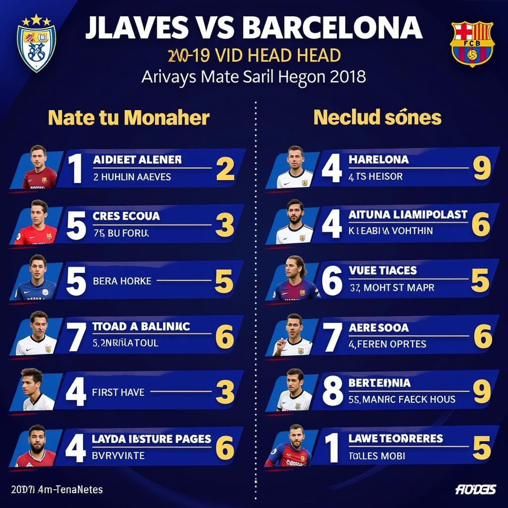 Lịch sử đối đầu giữa Alaves và Barcelona