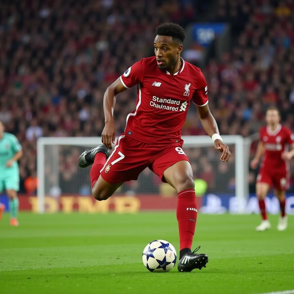 Bàn thắng mở tỷ số của Divock Origi trong trận Liverpool vs Barcelona