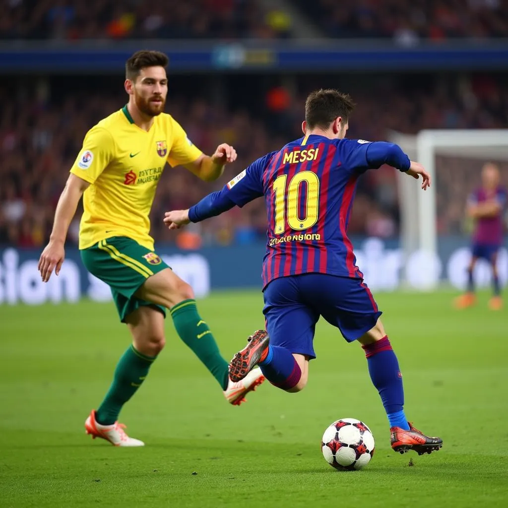 Bàn thắng thứ hai của Lionel Messi trong trận đấu