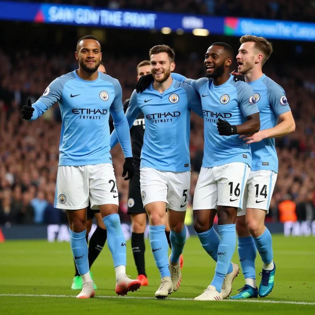 Manchester City giành chiến thắng