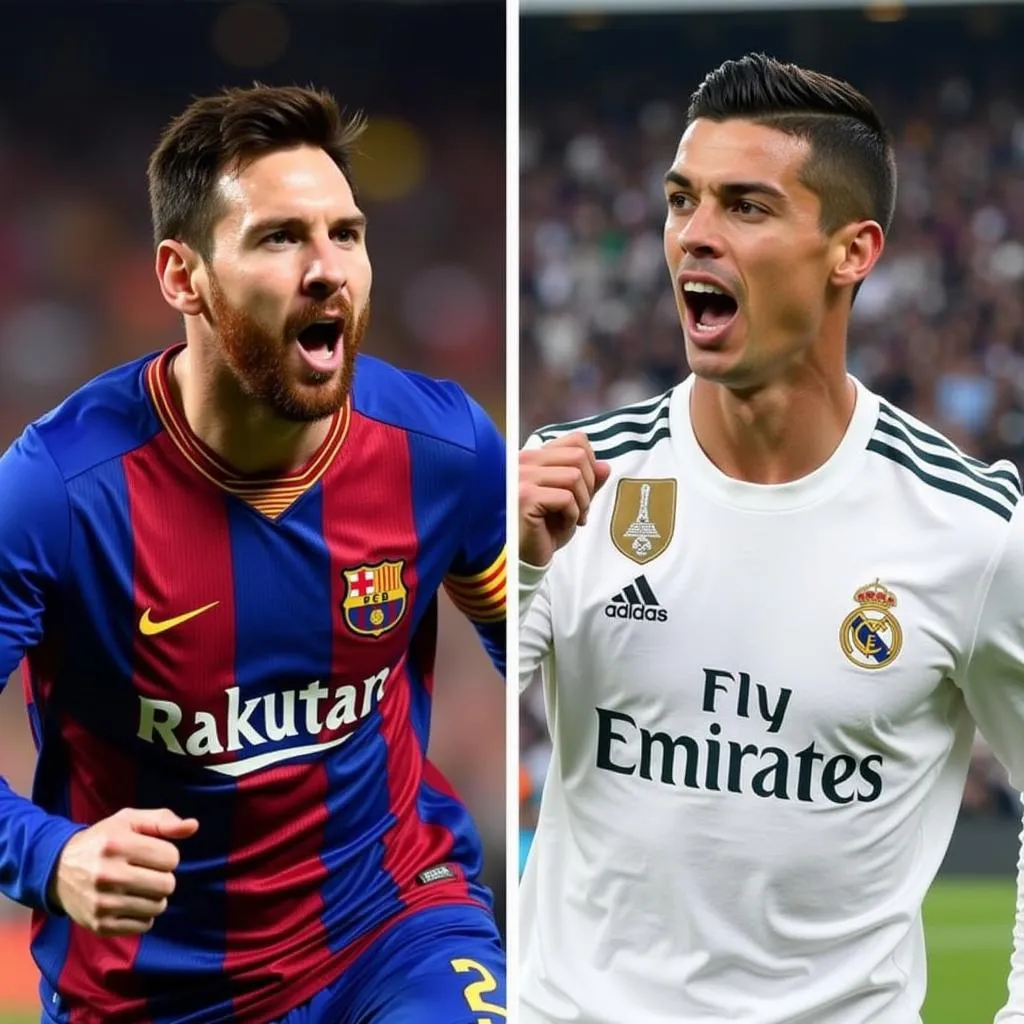 Lionel Messi và Cristiano Ronaldo