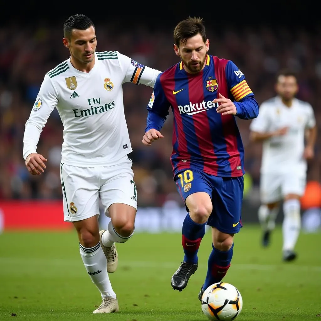 Messi và Ronaldo đối đầu