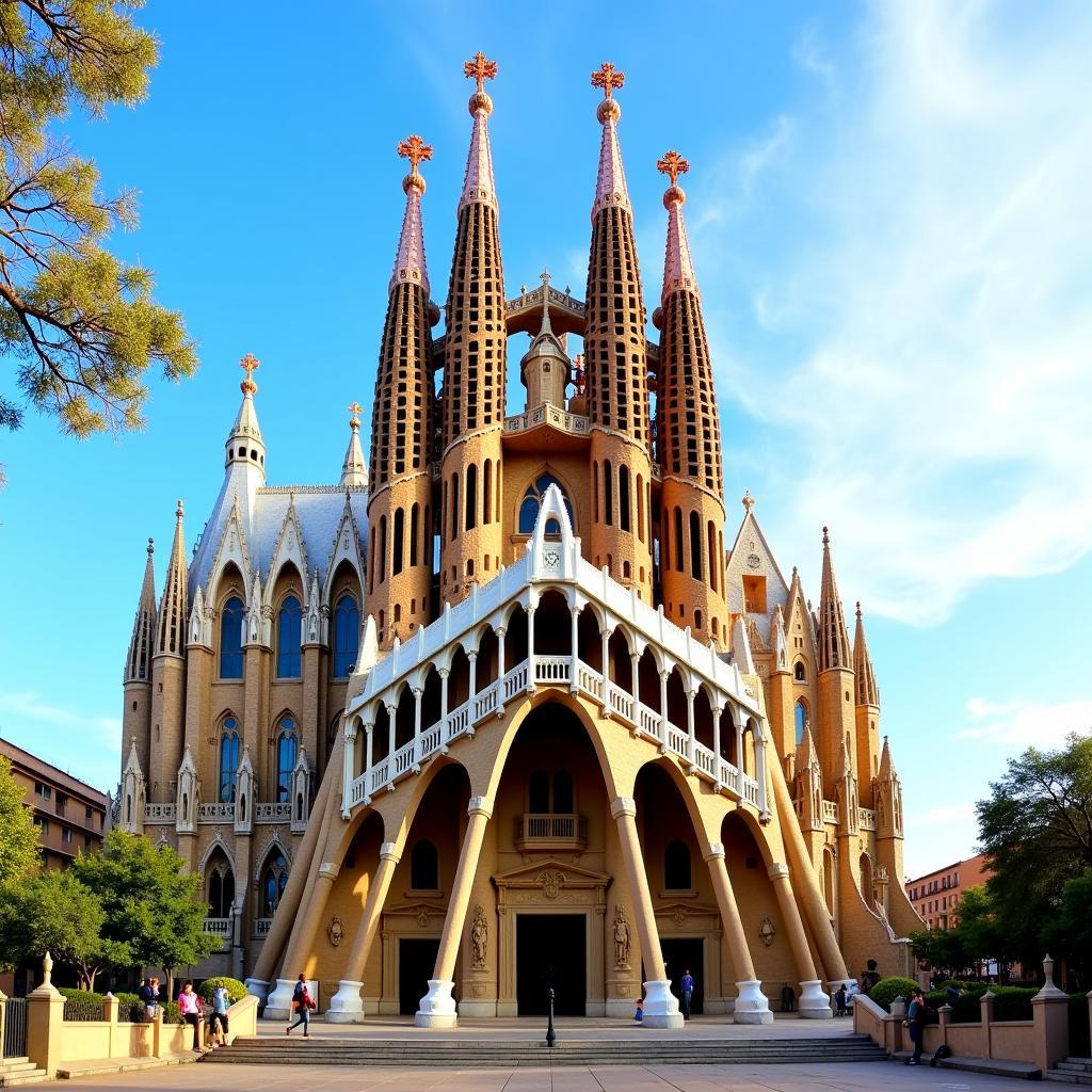 Nhà thờ Sagrada Familia Barcelona