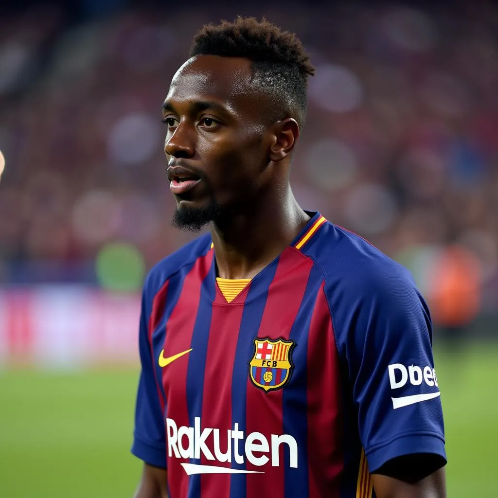 Ousmane Dembele trong màu áo Barcelona