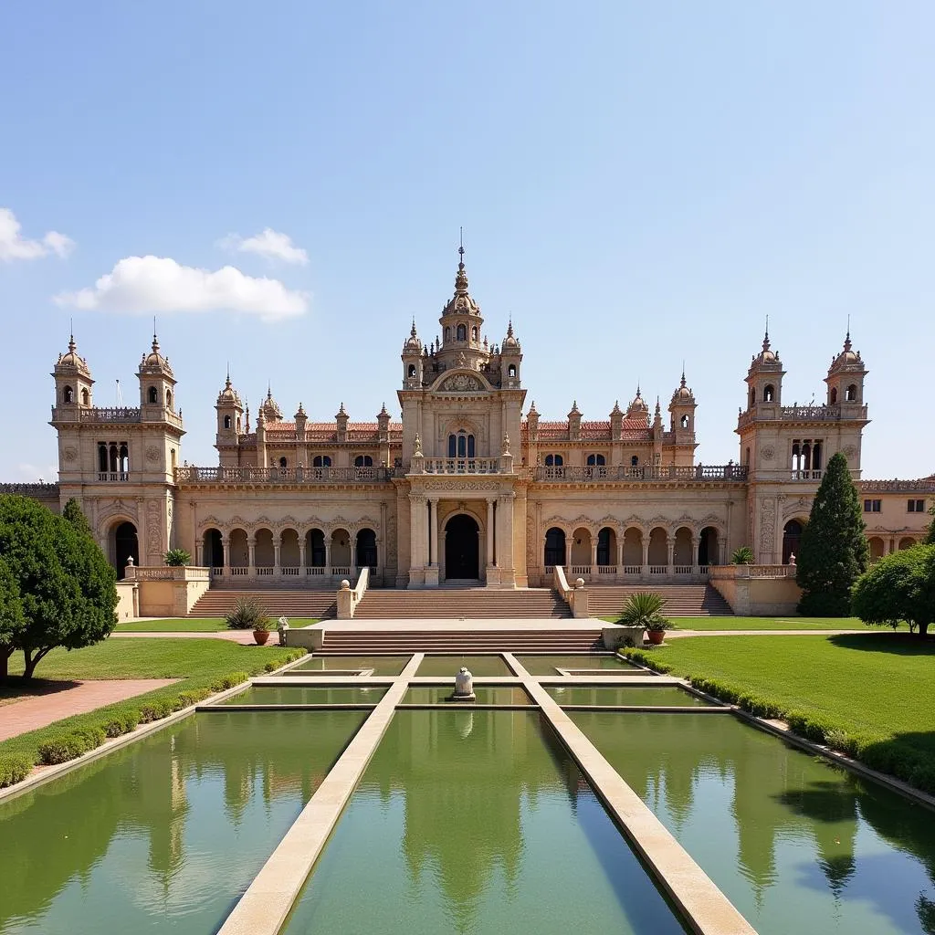 Palacio Nacional de Montjuïc: Un palacio neoclásico con vistas panorámicas