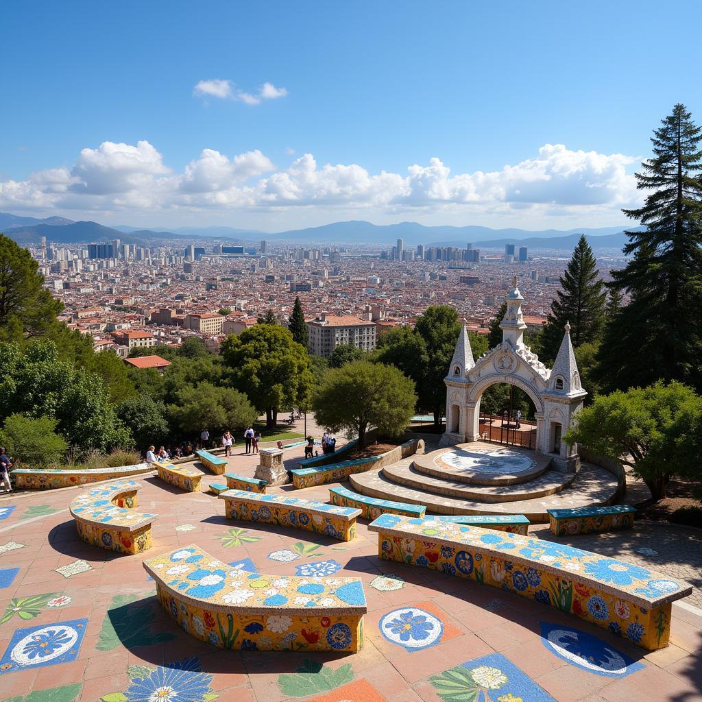 Công viên Park Güell Barcelona