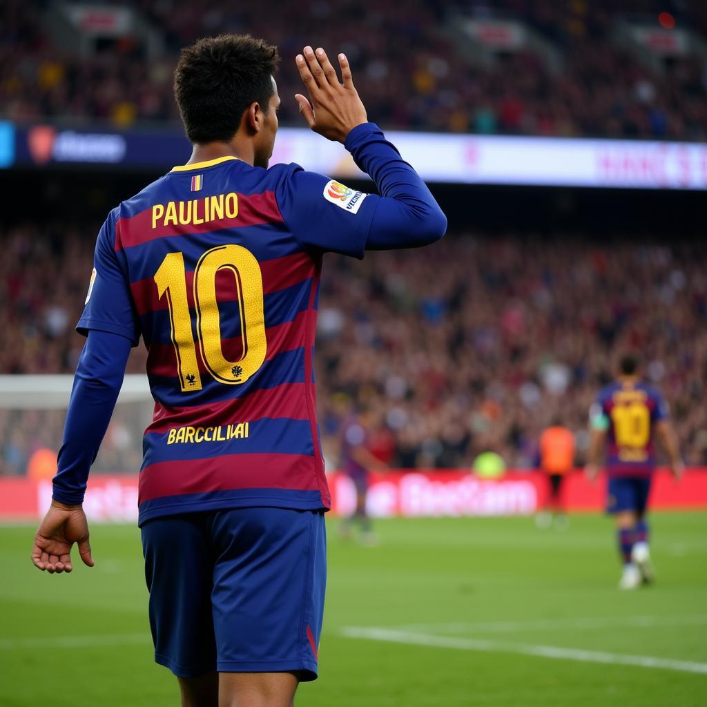 Paulinho rời Barcelona