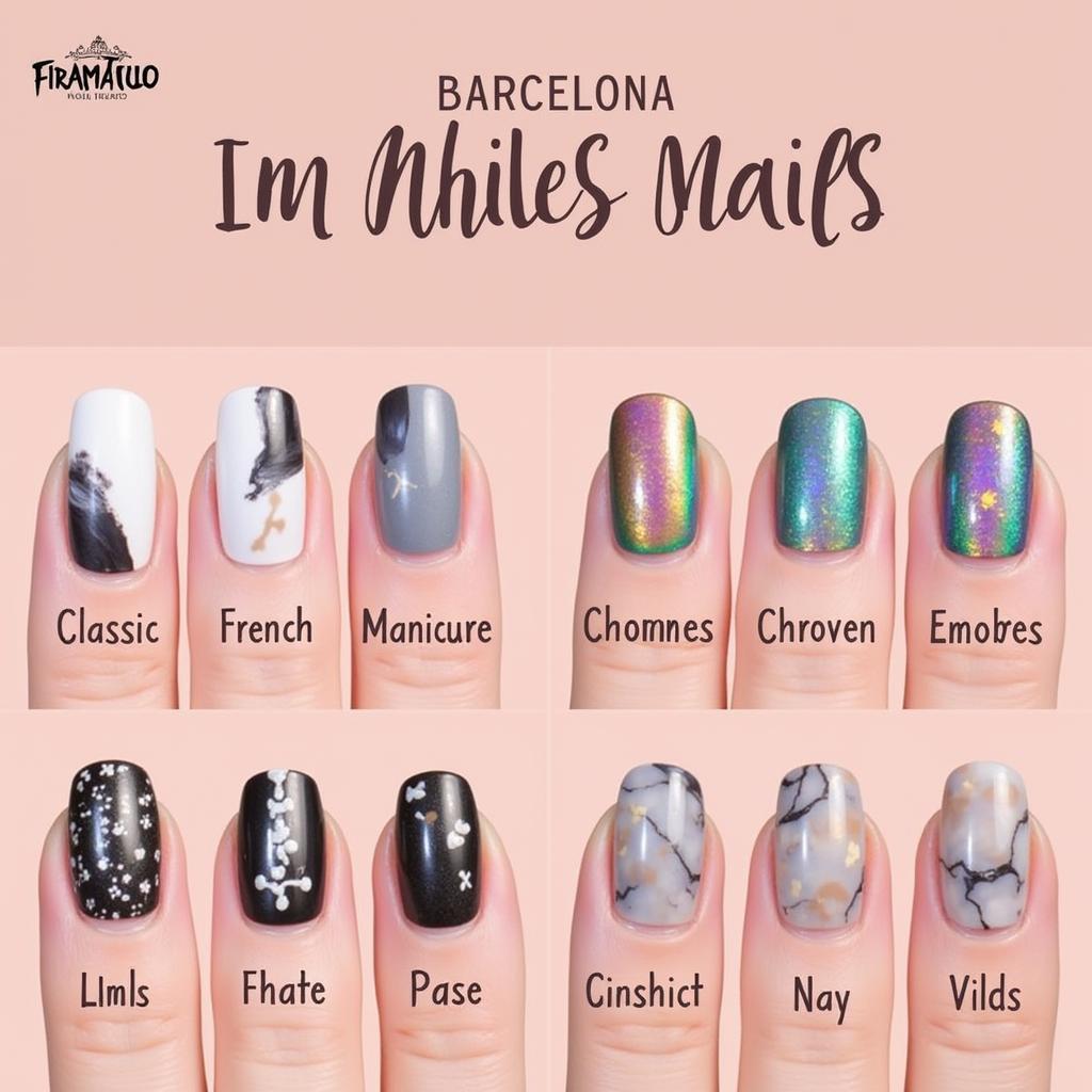 Phong cách Uñas Personalizadas Barcelona