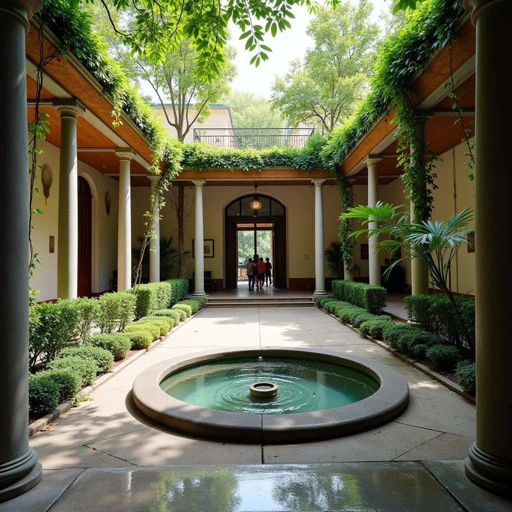 Picasso Museum Courtyard