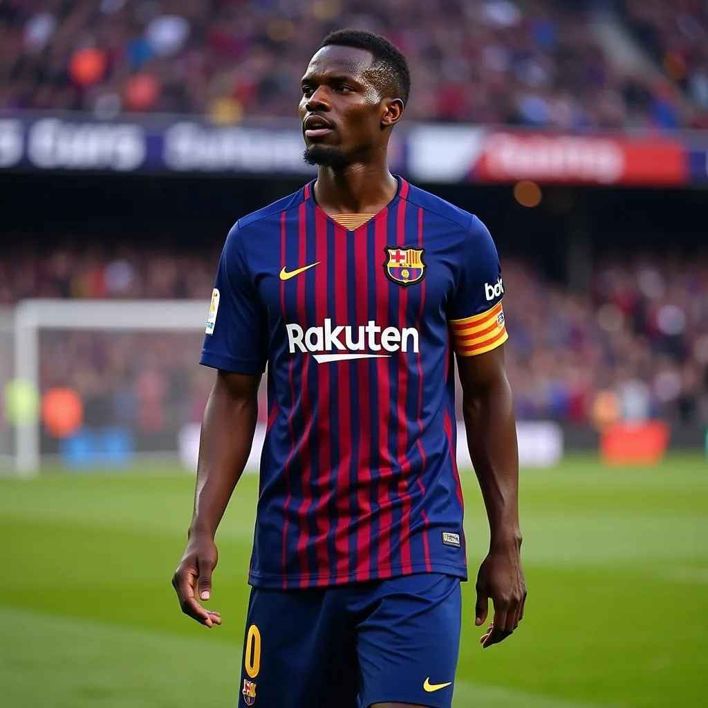 Pogba trong màu áo Barcelona