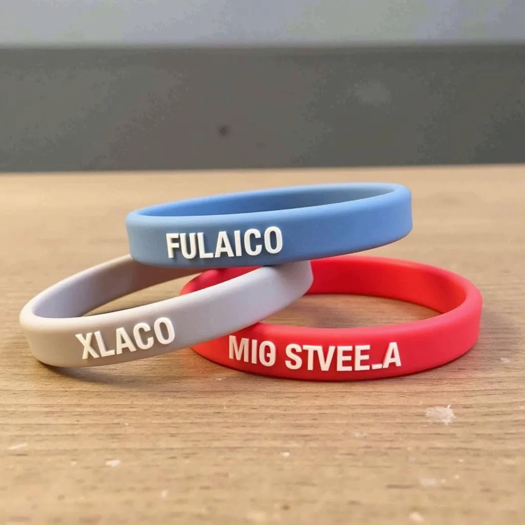 Pulseras de silicona personalizadas en Barcelona