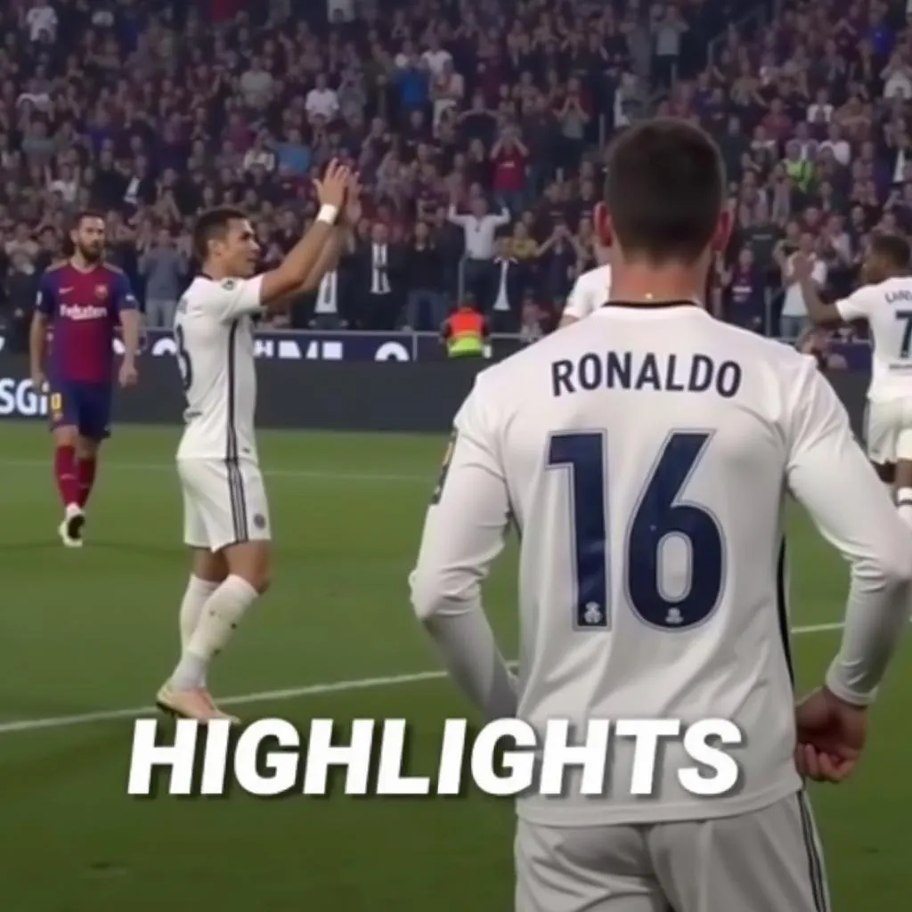 Ronaldo ghi bàn thắng duy nhất trong El Clasico 2019