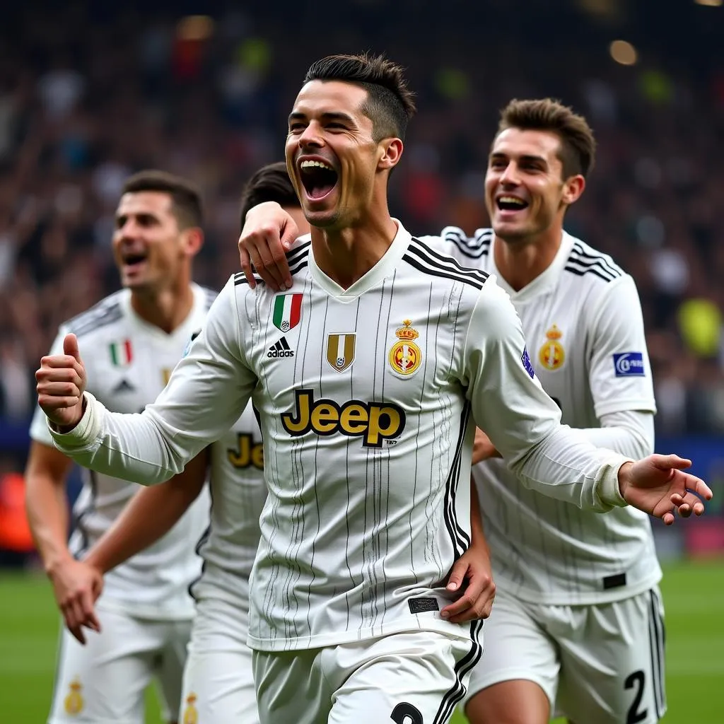 Ronaldo mặc áo Juventus 2019