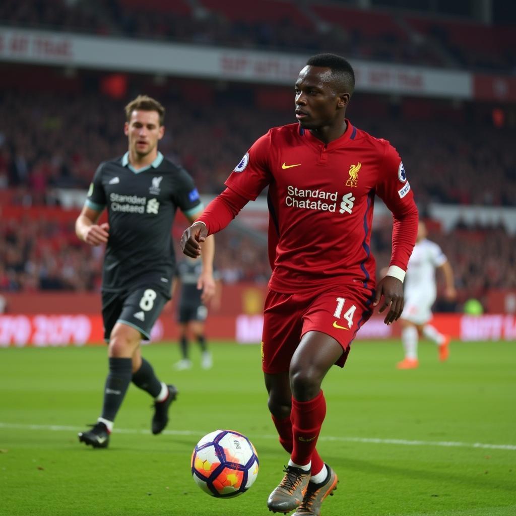 Sadio Mane mở tỷ số cho Liverpool