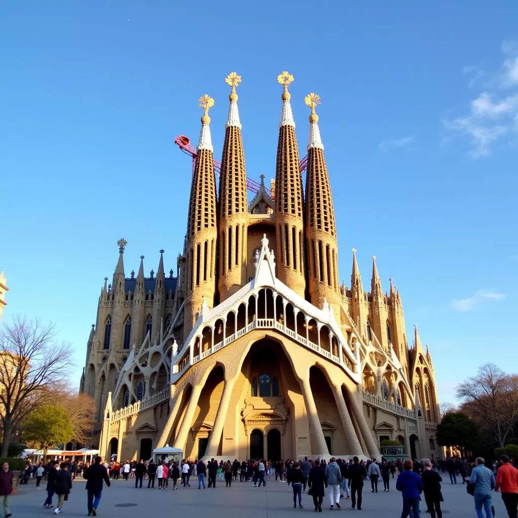 Sagrada Família Kirken i Barcelona