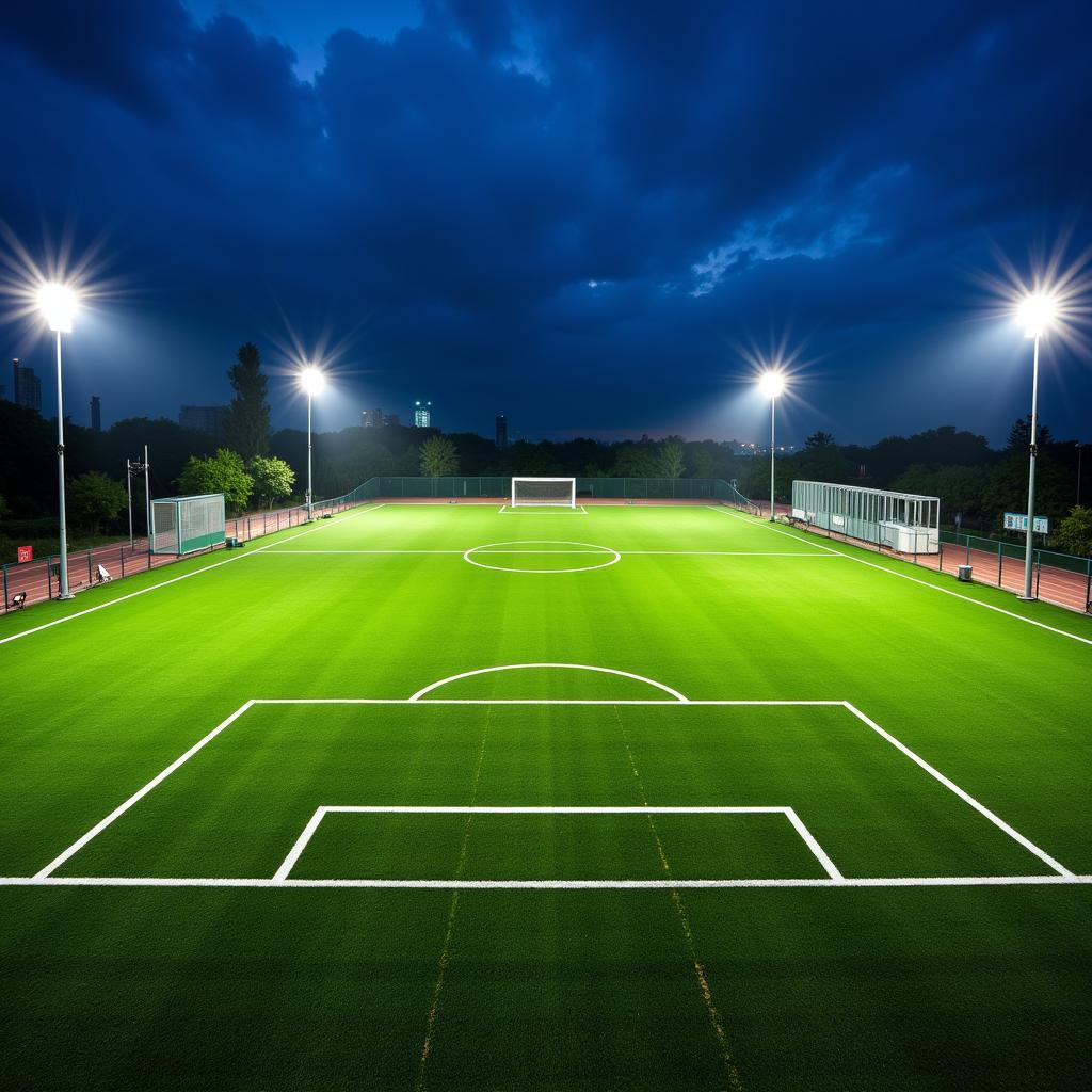 Chu Văn An football field facilities