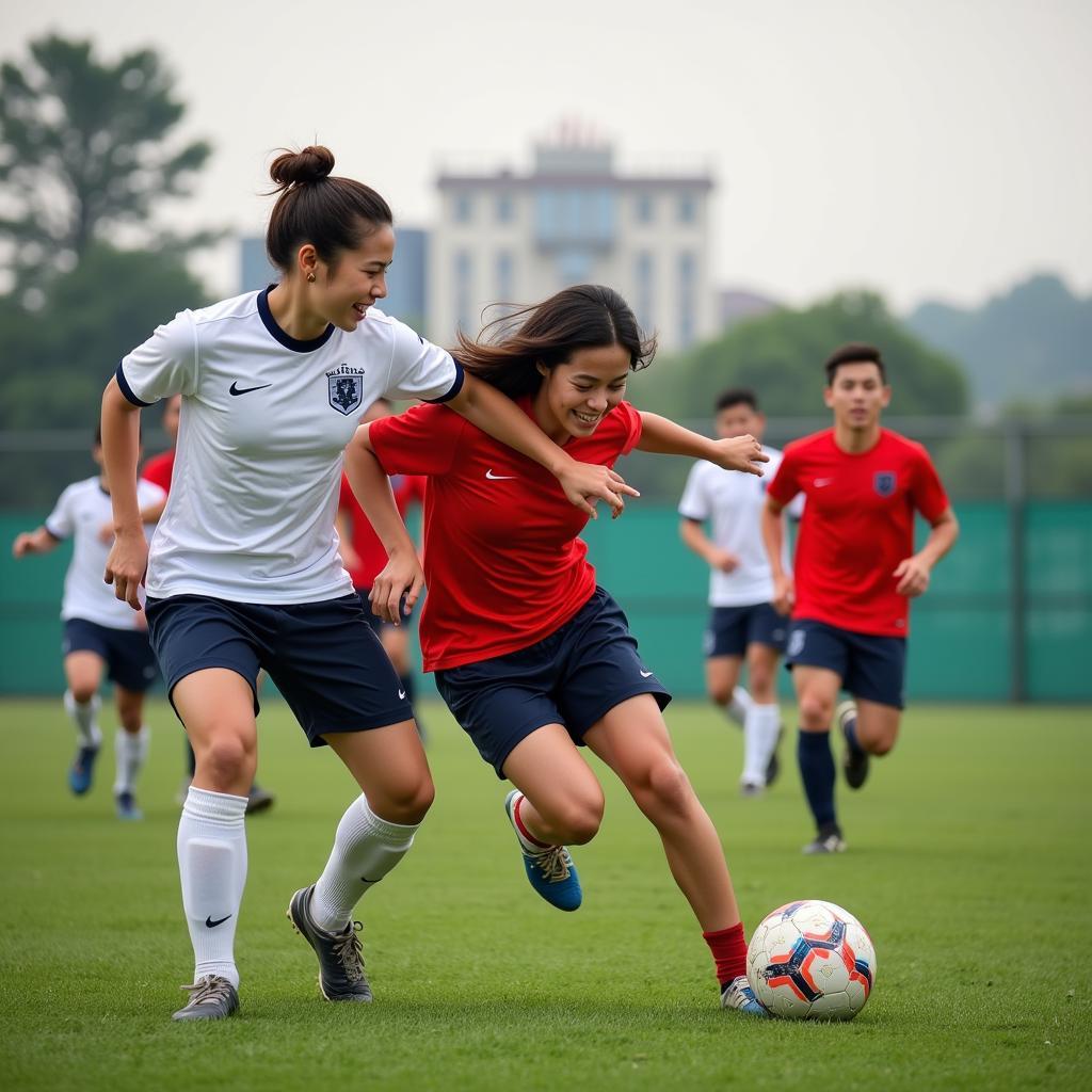 Activities at Chu Văn An football field