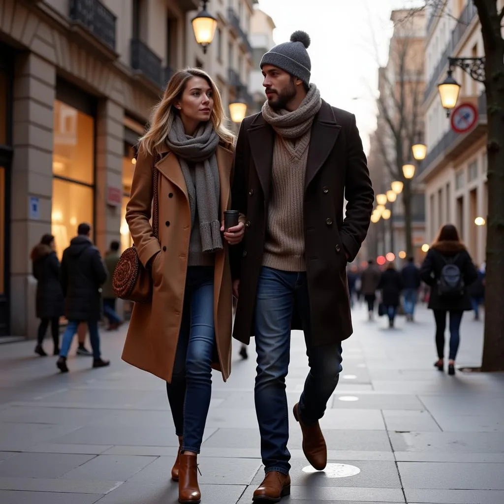 Staying warm and stylish in Barcelona during winter