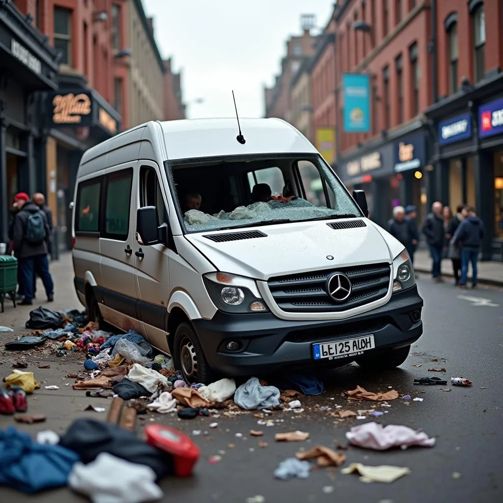 Xe tải lao vào đám đông tại La Rambla