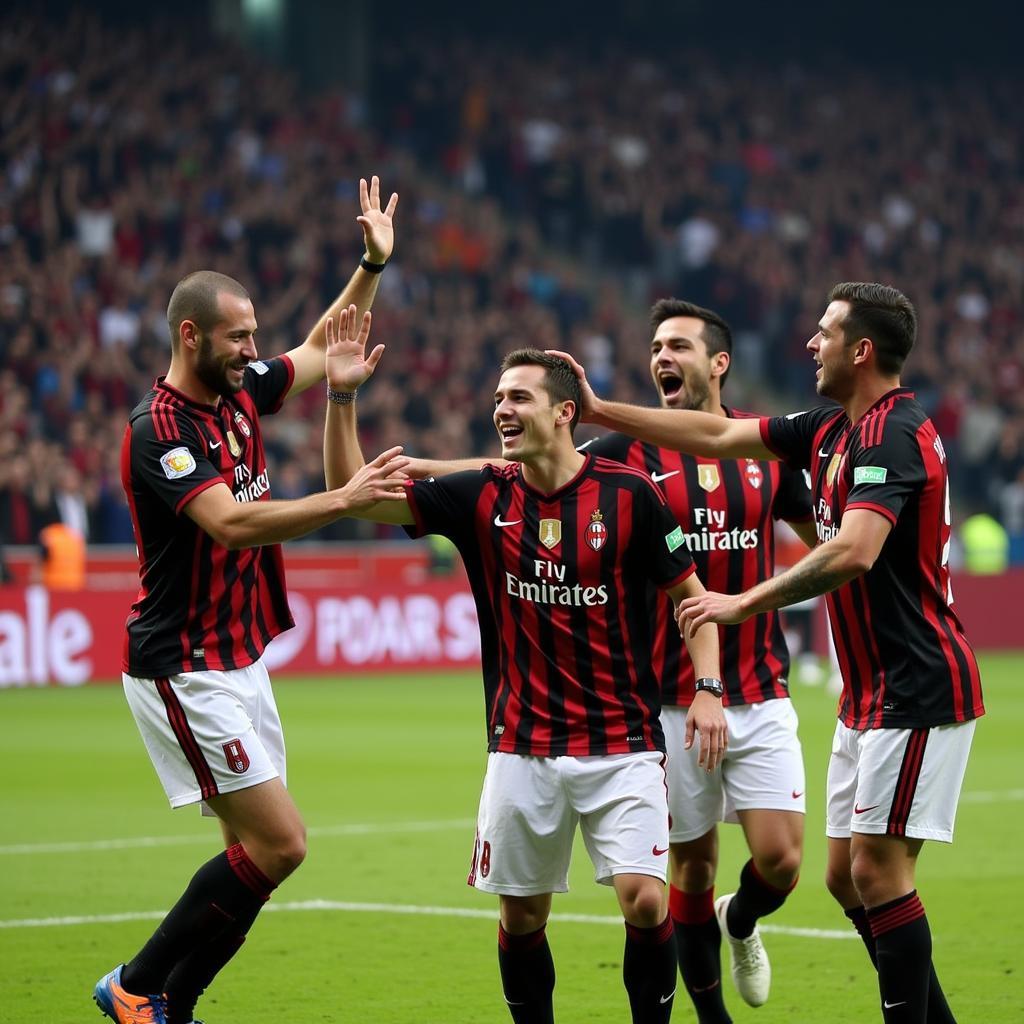 AC Milan chiến thắng Barcelona tại San Siro 2012