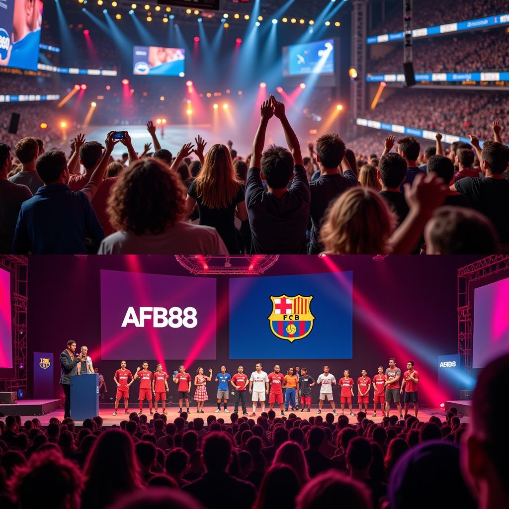 AFB88 và Barcelona phát triển chương trình khuyến mãi - Hình ảnh người hâm mộ tham gia sự kiện do AFB88 và Barcelona tổ chức