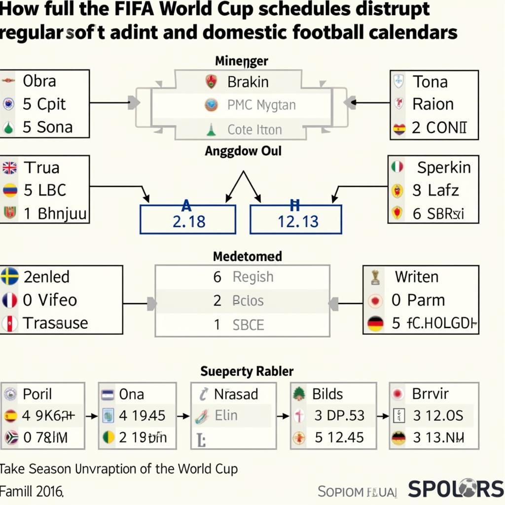 Ảnh hưởng của World Cup đến lịch thi đấu