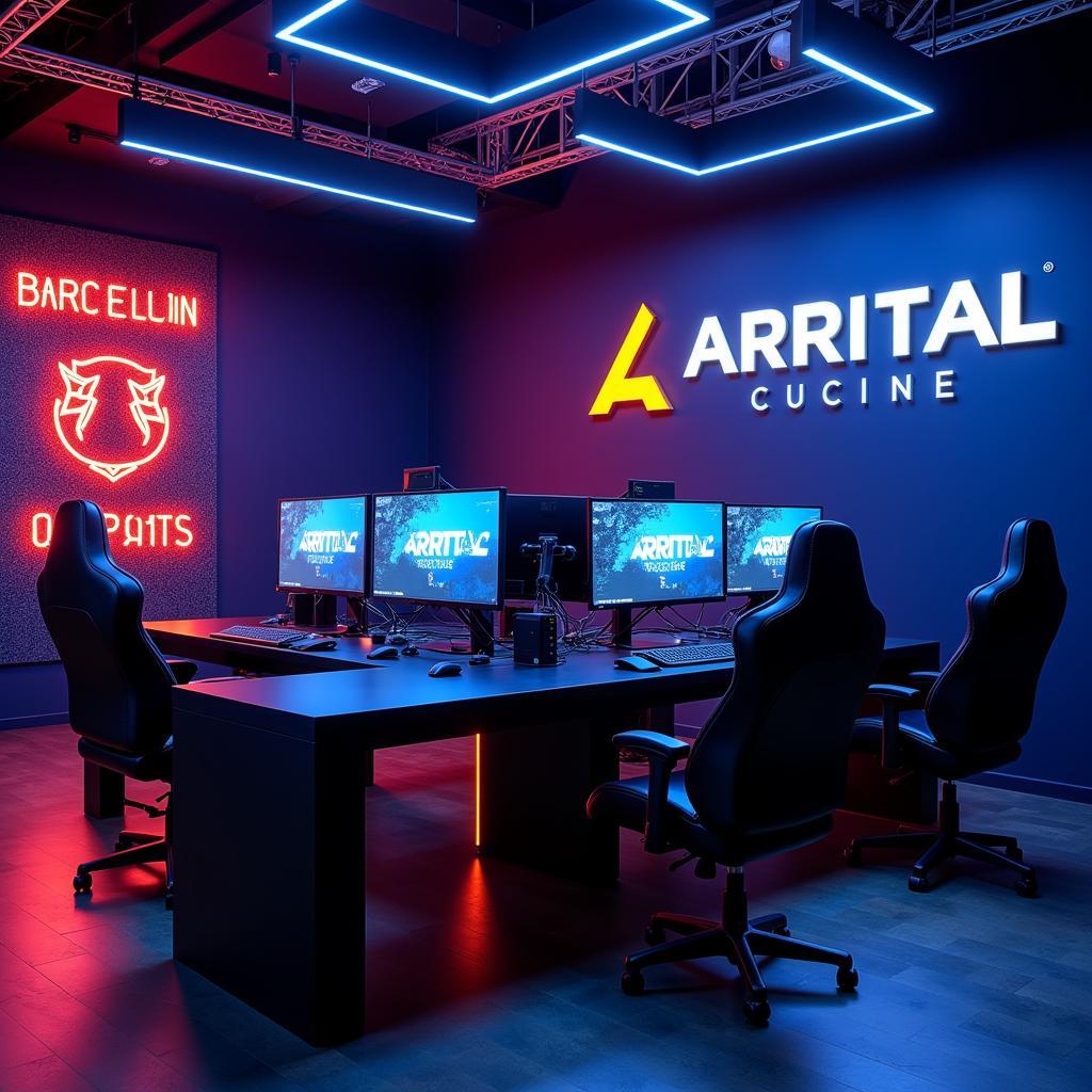 Thiết lập gaming Arrital Barcelona đẳng cấp