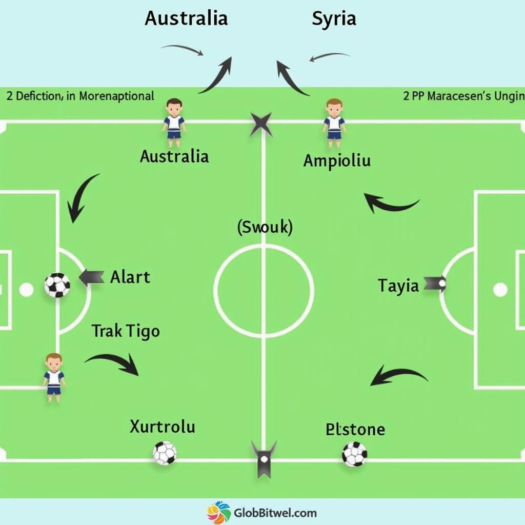 Chiến thuật đối đầu giữa Australia và Syria