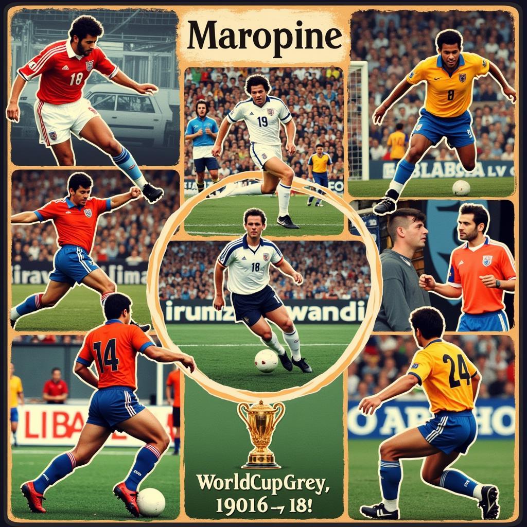 Bảng đấu bóng đá icon World Cup 1986