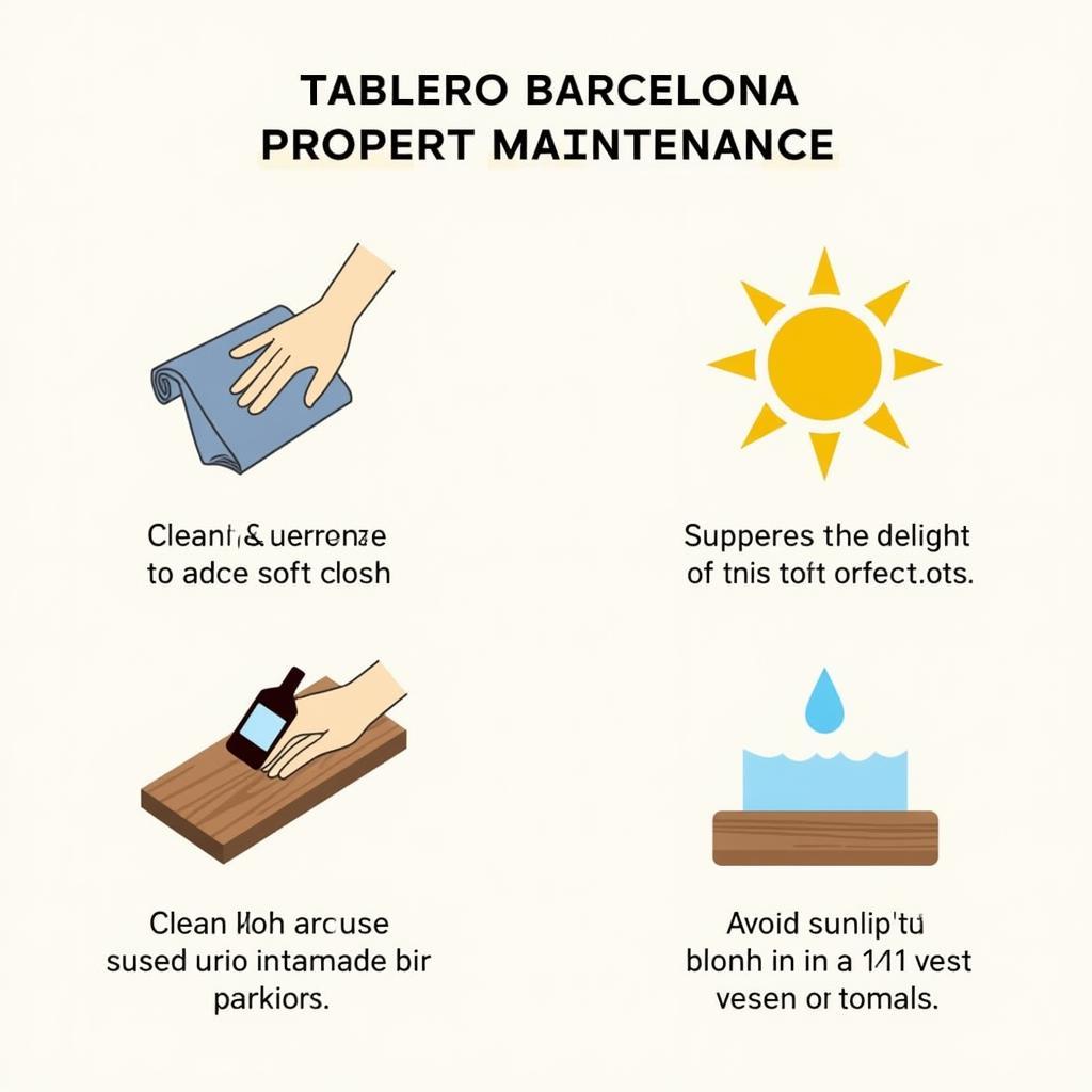 Bảo quản Tableros Madera Barcelona