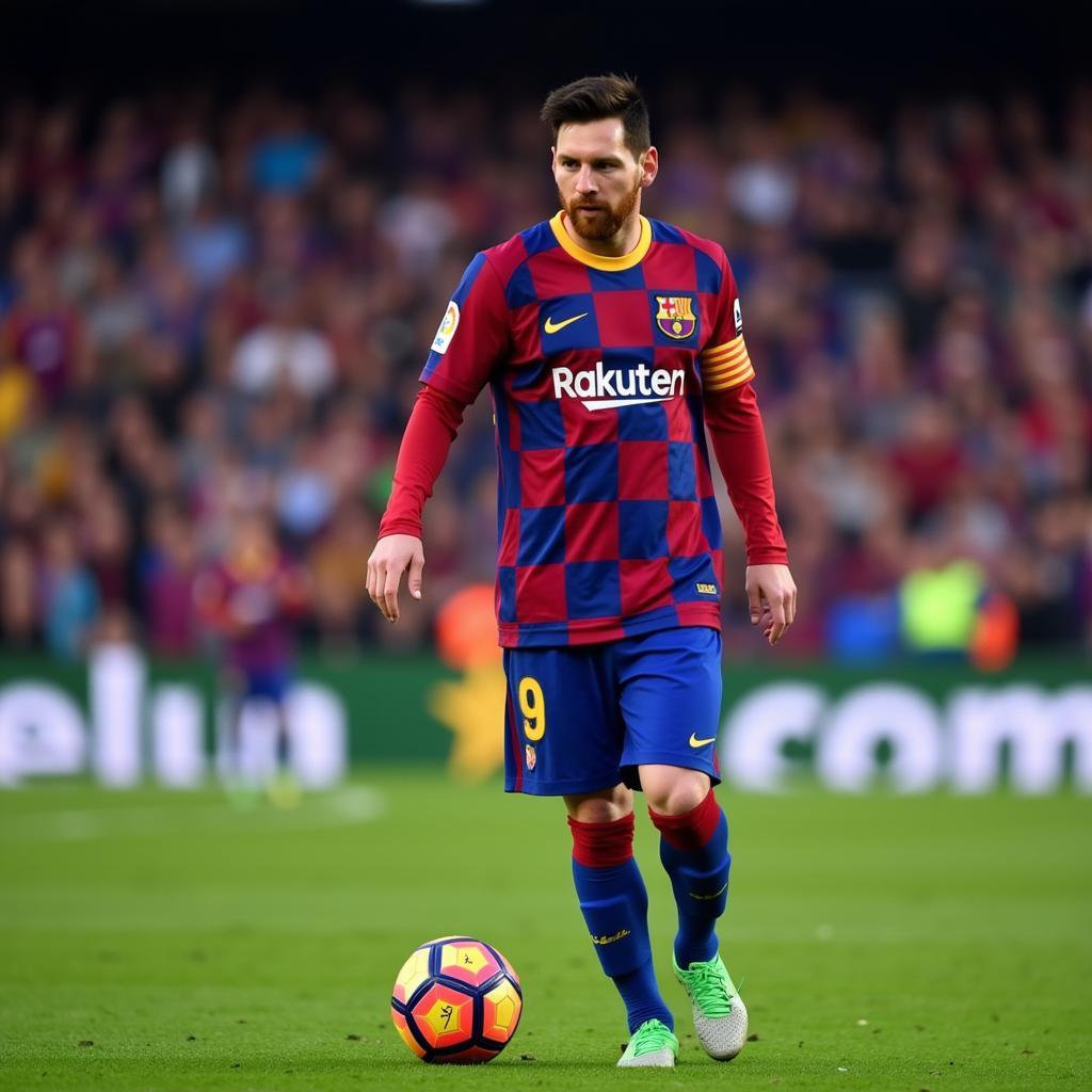 Barcelona New Kit 2019 20: Messi Wearing the Kit