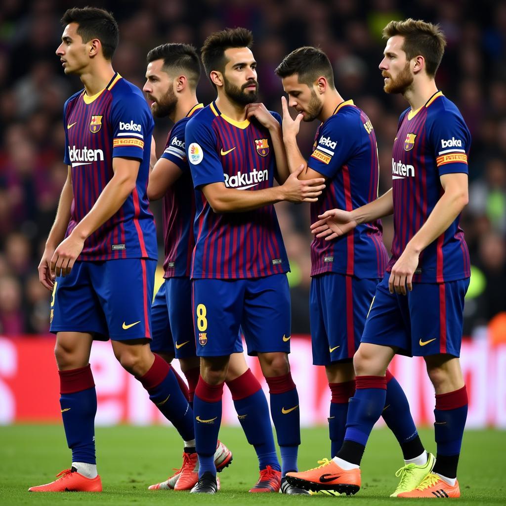 Barcelona Players Reactions after Two Tied Matches