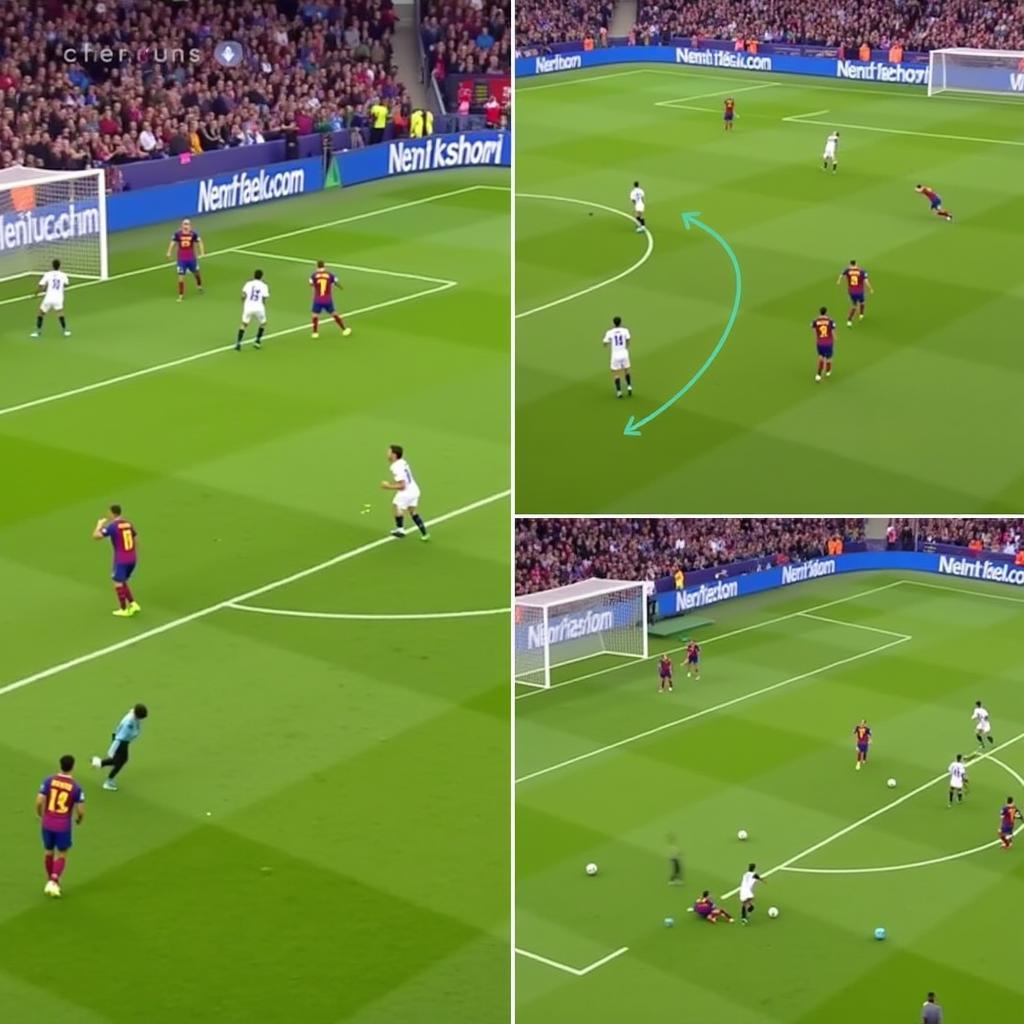 Barcelona áp dụng chiến thuật Tiki-Taka kiểm soát bóng tại Champions League