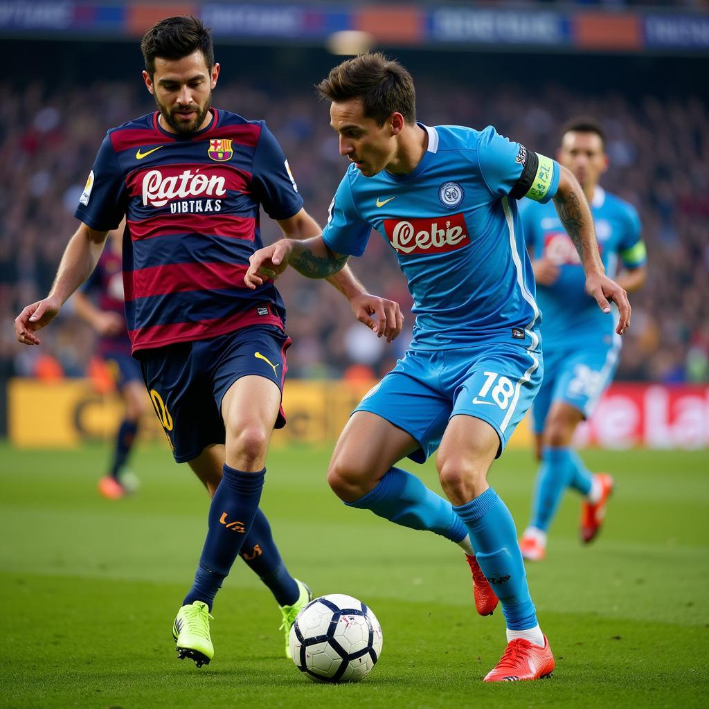 Barcelona vs Napoli: Trận đấu kinh điển