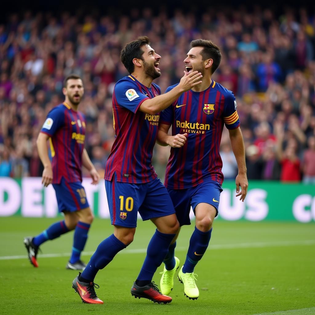 Sergi Roberto scores the winning goal