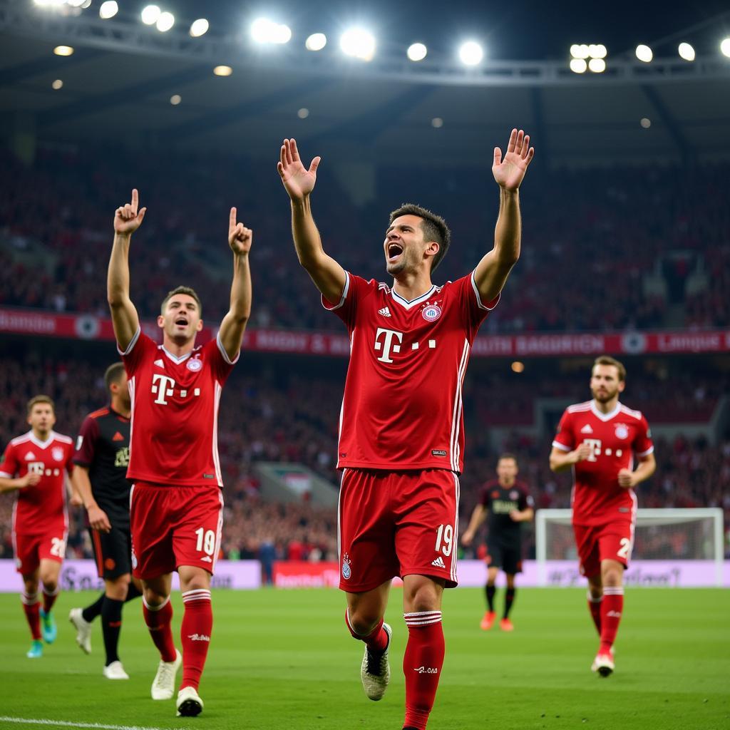 Bayern Munich chiến thắng ở Champions League