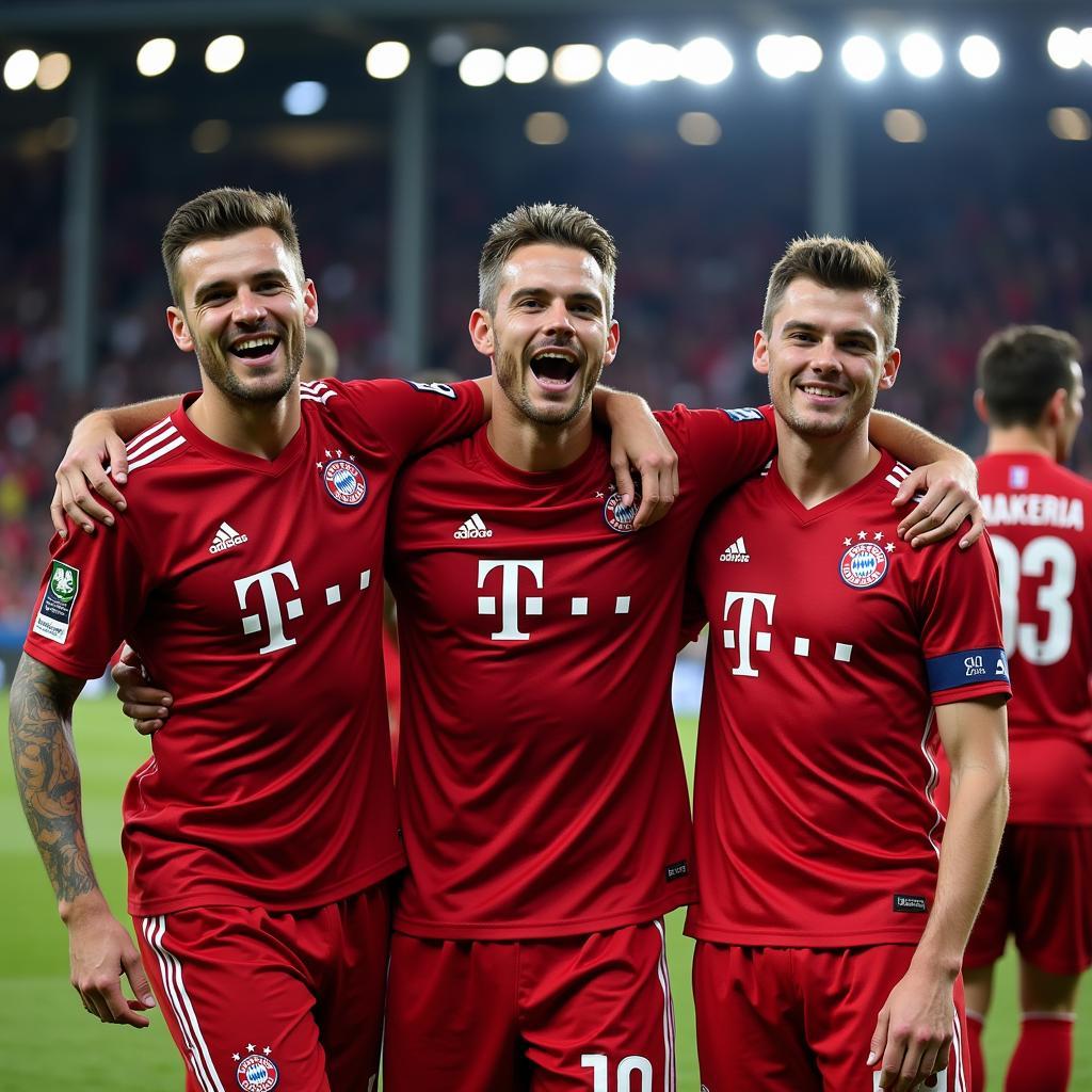 Bayern Munich ăn mừng chức vô địch Bundesliga