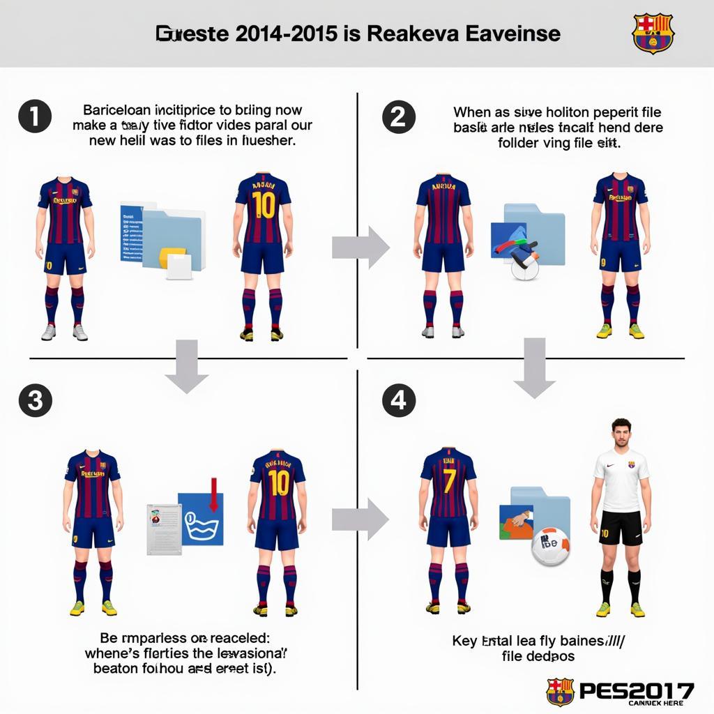 Cài đặt PES 2017 Kit Barcelona 2019 2020