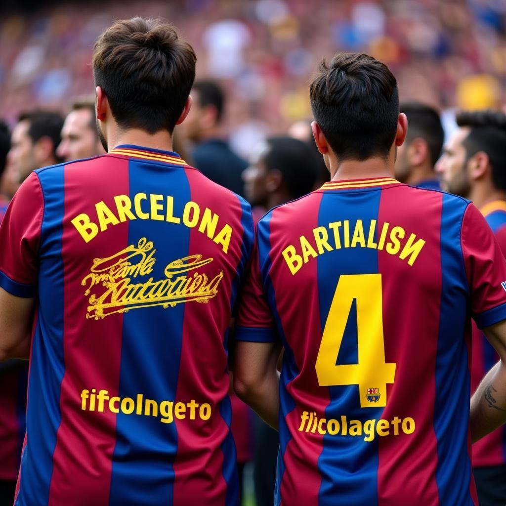 Camiseta entrenamiento Barcelona dành cho fan hâm mộ - Thể hiện niềm đam mê và ủng hộ đội bóng