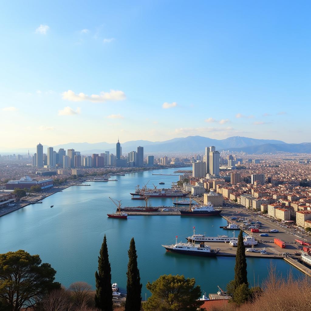 Barcelona Port and the City