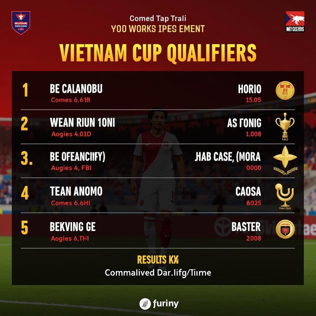 Cập nhật kết quả vòng loại World Cup