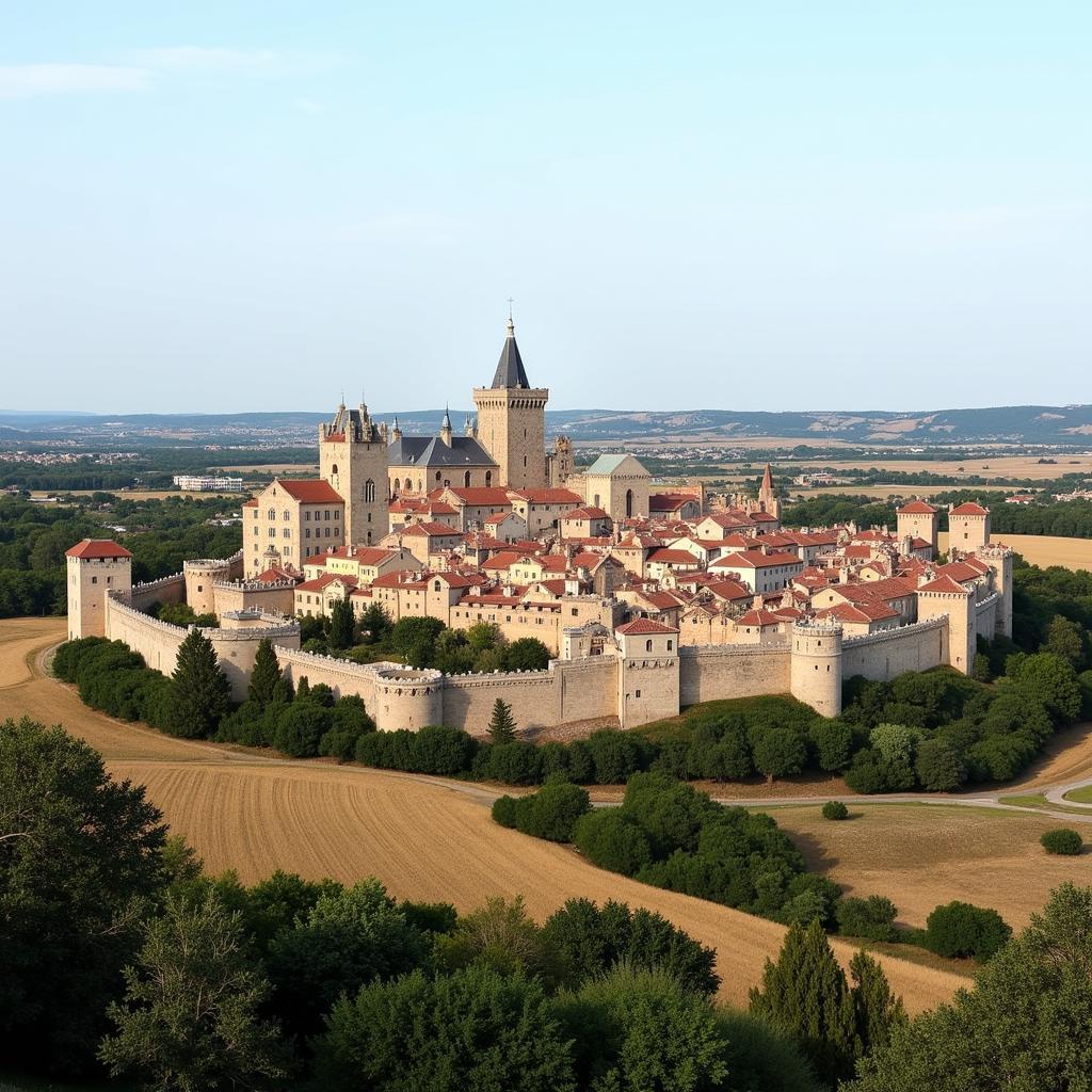 Thành Phố Carcassonne Trung Cổ