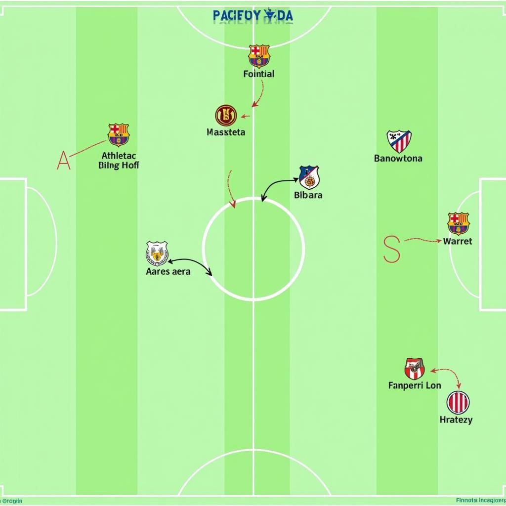 Chiến thuật dự kiến của Athletic Bilbao và Barcelona