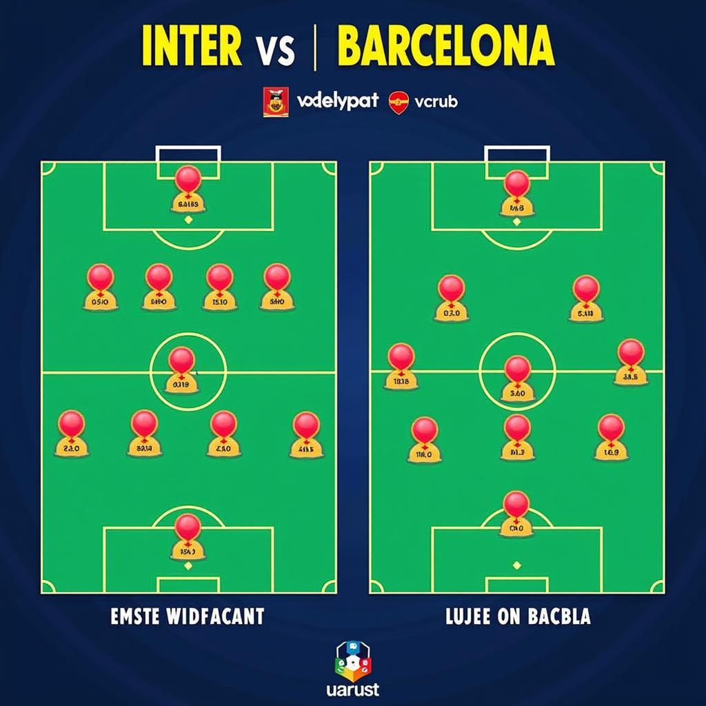 Chiến thuật Inter vs Barcelona